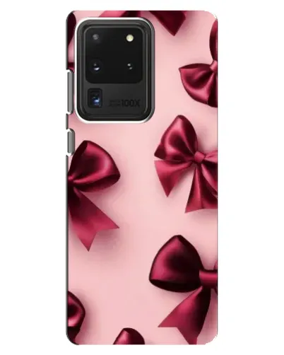 Чехол для Samsung Galaxy S20 Ultra с картинкой «Бордовый атлас»