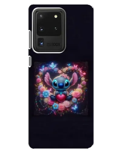 Чохол для Samsung Galaxy S20 Ultra з картинкою «Stitch у квітах»