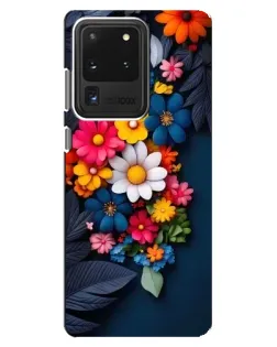 Чехол для Samsung Galaxy S20 Ultra с картинкой «Цветочная феерия»