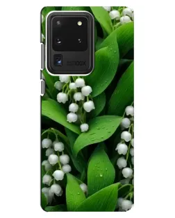 Чехол для Samsung Galaxy S20 Ultra с картинкой «Ландыши в зелени»