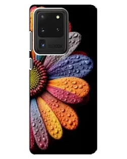 Чехол для Samsung Galaxy S20 Ultra с картинкой «Радужный цветок»