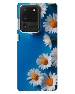 Чехол для Samsung Galaxy S20 Ultra с картинкой «Белоснежные маргаритки»