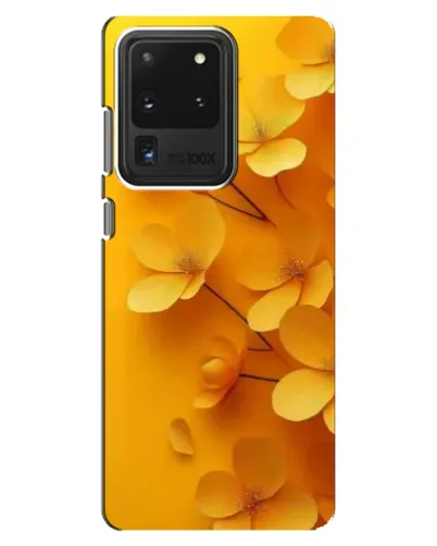 Чехол для Samsung Galaxy S20 Ultra с картинкой «Золотые лепестки»