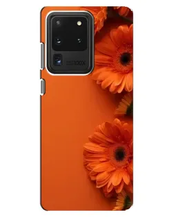 Чехол для Samsung Galaxy S20 Ultra с картинкой «Оранжевые герберы»