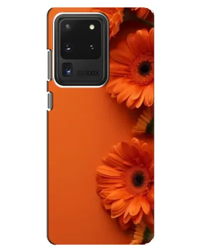 Чехол для Samsung Galaxy S20 Ultra с картинкой «Оранжевые герберы»