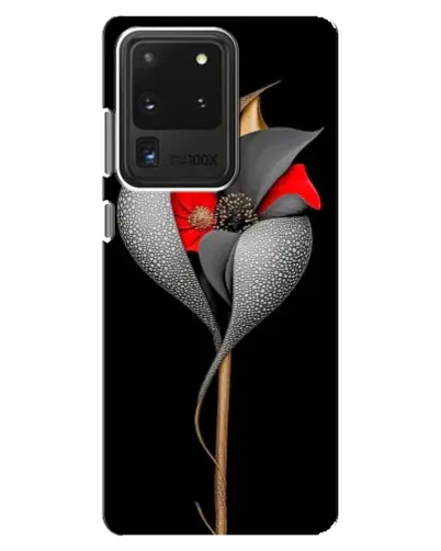 Чехол для Samsung Galaxy S20 Ultra с картинкой «Серебряный фантазийный цветок» Чехол для Samsung Galaxy S20 Ultra с картинкой «Серебряный фантазийный цветок»