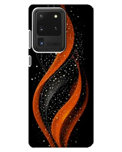 Чехол для Samsung Galaxy S20 Ultra с картинкой «Огненная звездная волна»