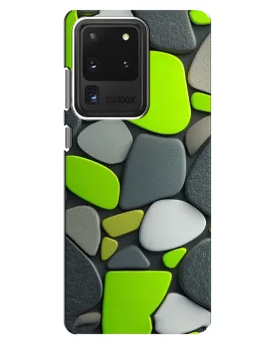 Чехол для Samsung Galaxy S20 Ultra с картинкой «Яркая неоновая галька»