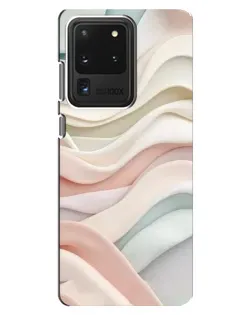 Чехол для Samsung Galaxy S20 Ultra с картинкой «Пастельные нежные волны»