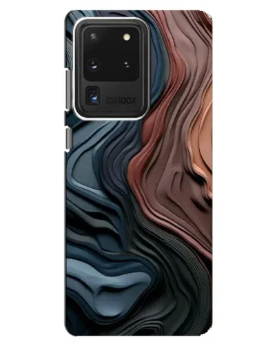 Чехол для Samsung Galaxy S20 Ultra с картинкой «Цветные волны каньона»