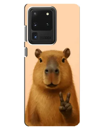 Чохол для Samsung Galaxy S20 Ultra з картинкою «Капібара вікторія»