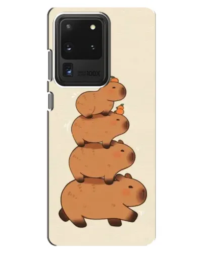 Чохол для Samsung Galaxy S20 Ultra з картинкою «Вежа з капібар»