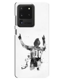 Чехол для Samsung Galaxy S20 Ultra с картинкой «Messi ART»