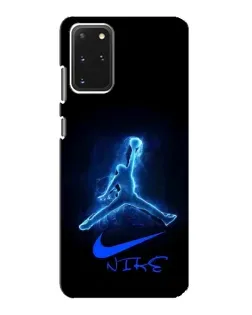 Чехол для Samsung Galaxy S20 с картинкой «Jordan Neon Blue»