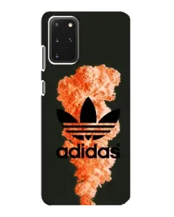 Чехол для Samsung Galaxy S20 с картинкой «Оранжевый дым Adidas»