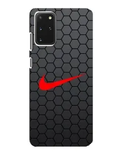 Чехол для Samsung Galaxy S20 с картинкой «Nike — карбоновая сетка»