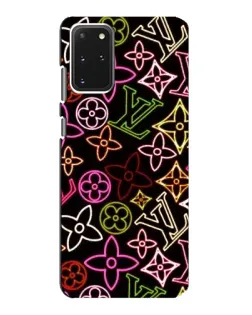 Чехол для Samsung Galaxy S20 с картинкой «Неоновый микс Nike»