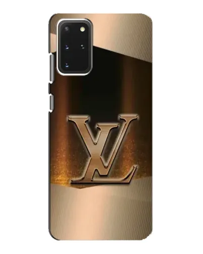 Чехол для Samsung Galaxy S20 с картинкой «LV — золотое сияние»