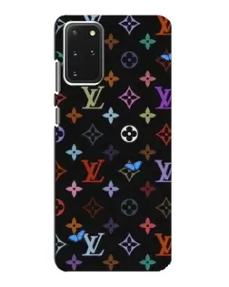 Чехол для Samsung Galaxy S20 с картинкой «Цветная монограмма LV»