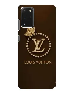 Чехол для Samsung Galaxy S20 с картинкой «LV — золотая печать»