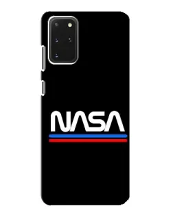 Чехол для Samsung Galaxy S20 с картинкой «NASA — классика Red Blue»