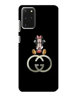 Чехол для Samsung Galaxy S20 с картинкой «Минни Маус на лого»