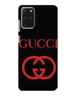 Чехол для Samsung Galaxy S20 с картинкой «Gucci — красный логотип»