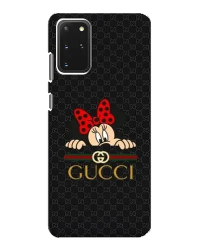 Чехол для Samsung Galaxy S20 с картинкой «Минни Маус Gucci — черный»