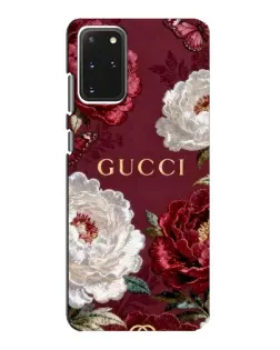 Чехол для Samsung Galaxy S20 с картинкой «Gucci — бордовые розы» Чехол для Samsung Galaxy S20 с картинкой «Gucci — бордовые розы»