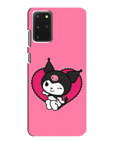 Чехол для Samsung Galaxy S20 с картинкой «Kuromi — любовь в сердце»