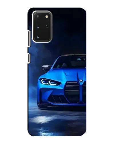 Чехол для Samsung Galaxy S20 с картинкой «Голубая BMW M4»