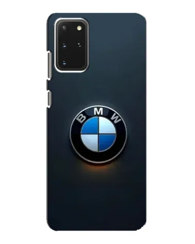 Чехол для Samsung Galaxy S20 с картинкой «Логотип BMW — минимализм»