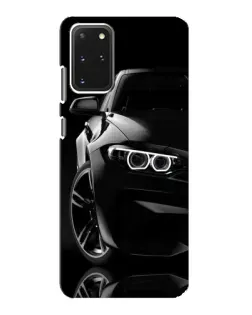 Чохол для Samsung Galaxy S20 з картинкою «Чорна BMW — профіль»