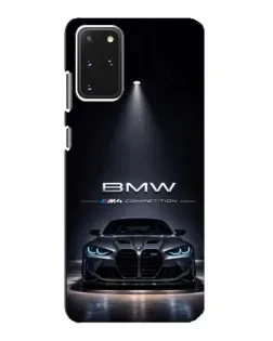 Чохол для Samsung Galaxy S20 з картинкою «BMW крізь нічне місто»