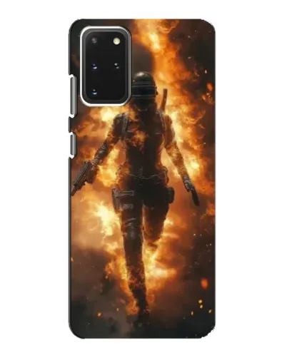 Чехол для Samsung Galaxy S20 с картинкой «BMW — скорость в дожде»