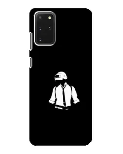 Чехол для Samsung Galaxy S20 с картинкой «PUBG — белый шлем»