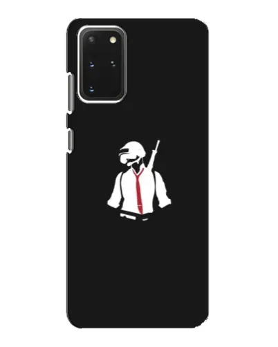 Чехол для Samsung Galaxy S20 с картинкой «PUBG — силуэт воина»