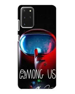 Чехол для Samsung Galaxy S20 с картинкой «Красный импостер — макро»