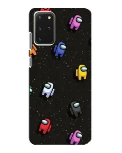 Чехол для Samsung Galaxy S20 с картинкой «Космический паттерн Among Us»