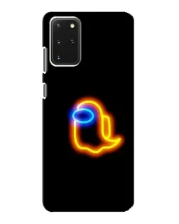 Чехол для Samsung Galaxy S20 с картинкой «Among Us неоновое сияние»