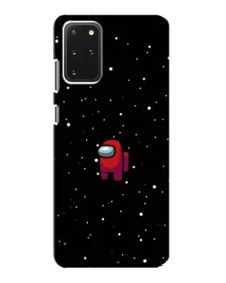 Чехол для Samsung Galaxy S20 с картинкой «Красный Among Us»