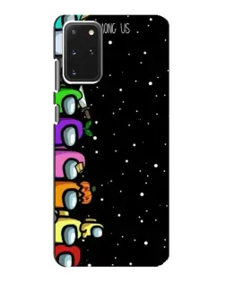 Чехол для Samsung Galaxy S20 с картинкой «Команда Among Us»