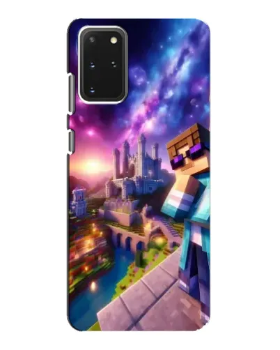 Чехол для Samsung Galaxy S20 с картинкой «Стив и космос» Чехол для Samsung Galaxy S20 с картинкой «Стив и космос»