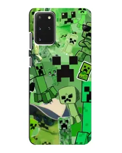 Чехол для Samsung Galaxy S20 с картинкой «Криперы Minecraft»