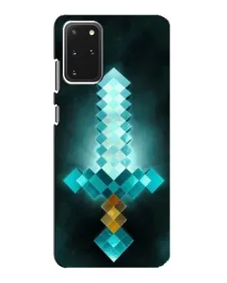 Чехол для Samsung Galaxy S20 с картинкой «Алмазный меч неон»
