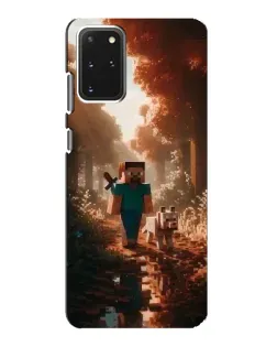 Чехол для Samsung Galaxy S20 с картинкой «Стив в лесу»