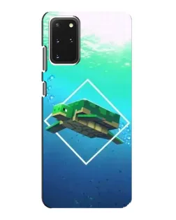 Чохол для Samsung Galaxy S20 з картинкою «Черепаха Minecraft»