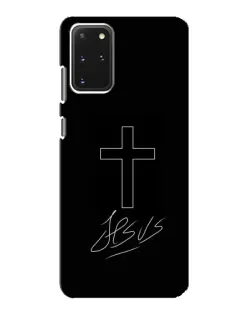 Чохол для Samsung Galaxy S20 з картинкою «Графічний хрест Jesus»