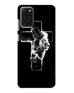 Чохол для Samsung Galaxy S20 з картинкою «Сяючий хрест Jesus»