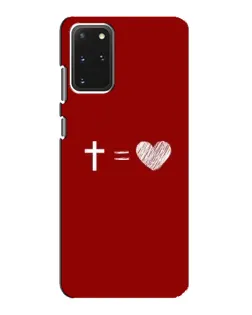 Чохол для Samsung Galaxy S20 з картинкою «Рівняння любові»